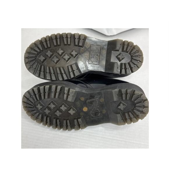 Dr. Martens 1461 Quad Rainbow Patent Platform Shoes black size 7 ladies 6 Men - Picture 10 of 16